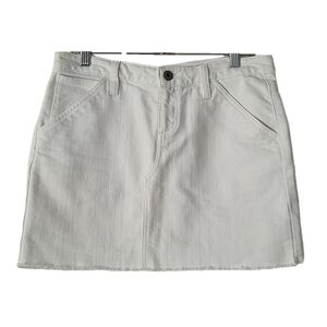 X2 Denim Laboratory White Skirt Size 4
